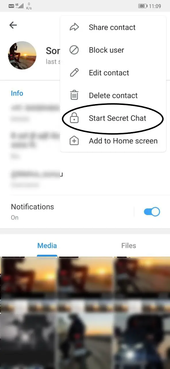 Secret Chats on Telegram