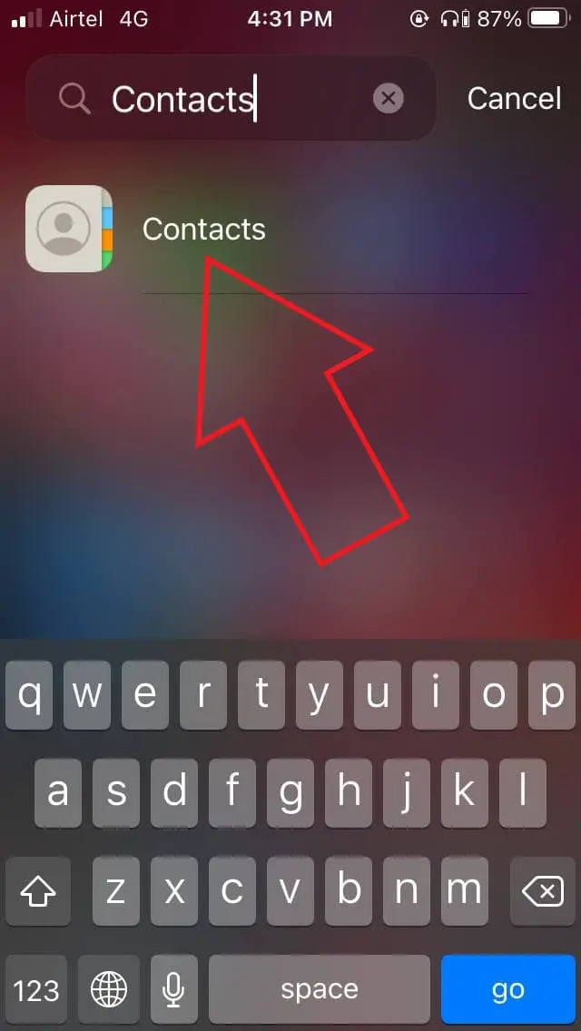 iOS Doesn't show Google Contacts