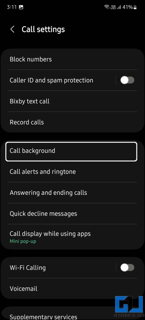 incoming calls not showing on Samsung