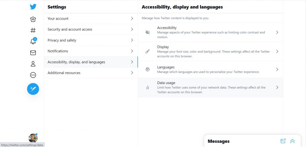 Accessibility and Data Usage
