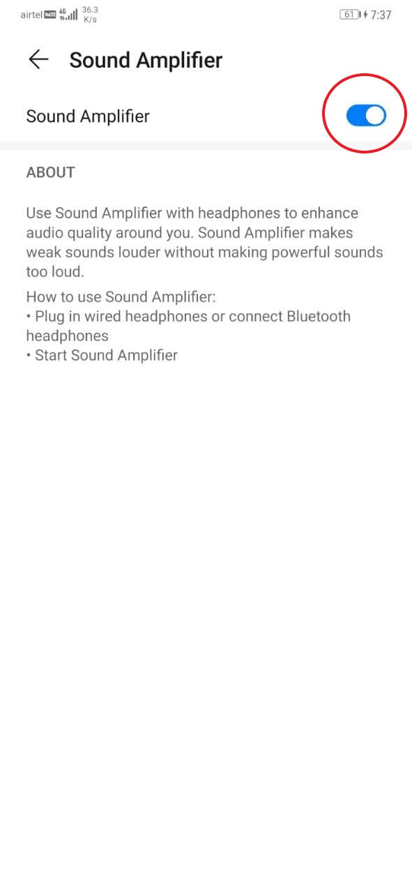 Boost Volume Of Sounds and Conversations Around You on Android Phone