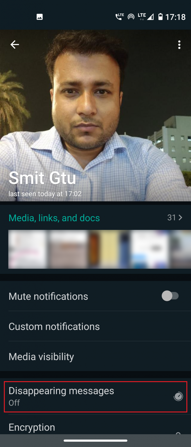 Send Disappearing Messages on WhatsApp
