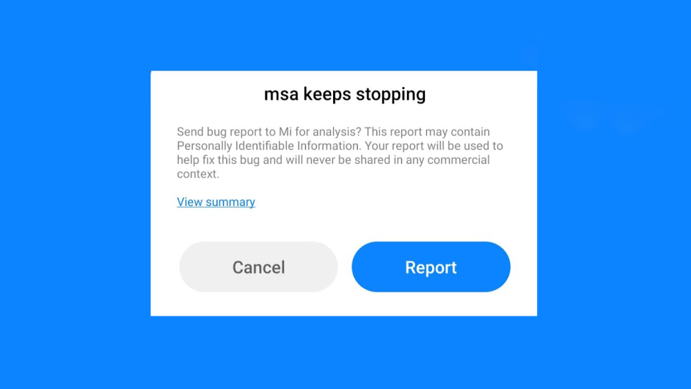 3 Ways to Fix "MSA Keeps Stopping" Error On Redmi, Poco, or Xiaomi MIUI Phones