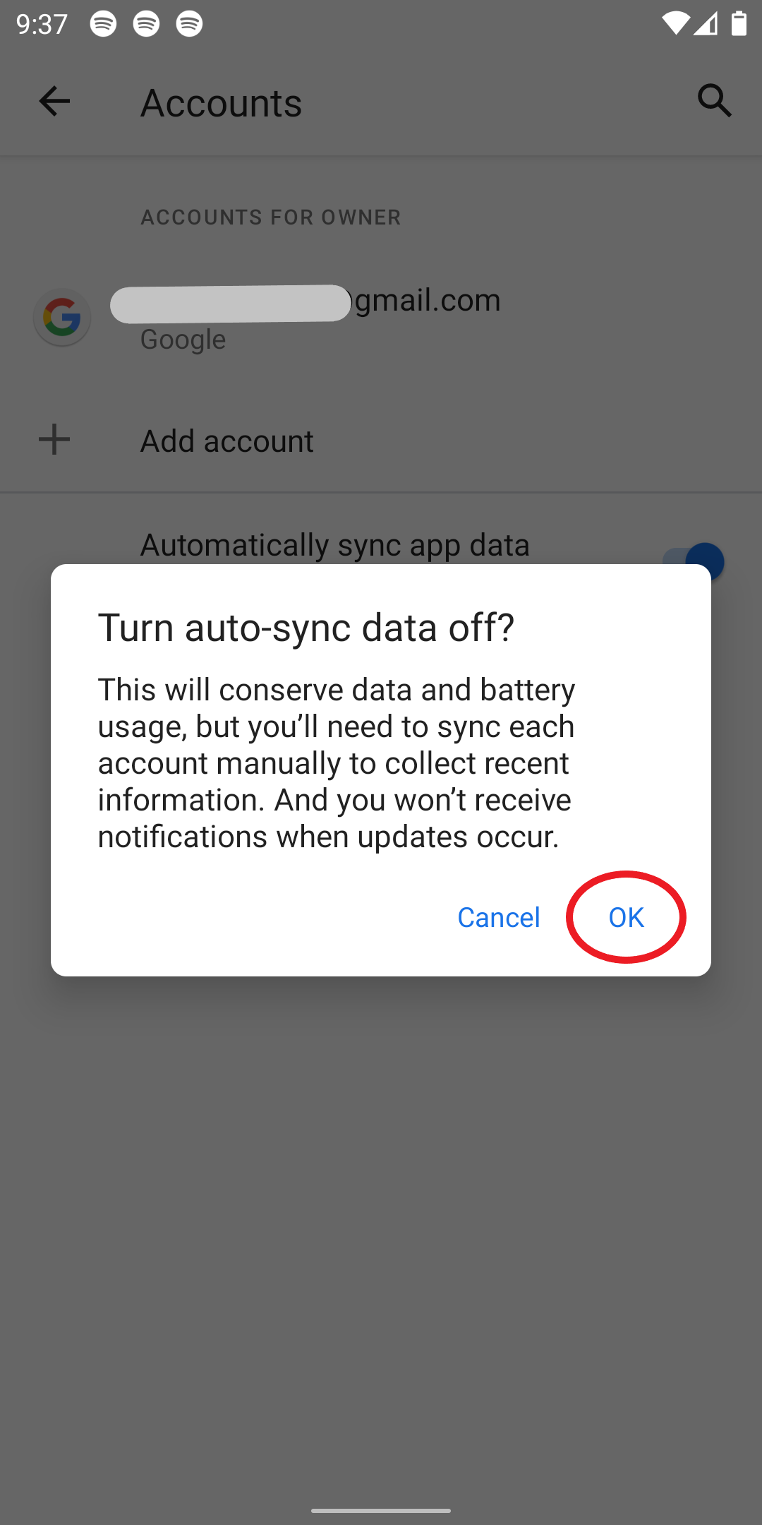 Google Contacts Not Syncing Android