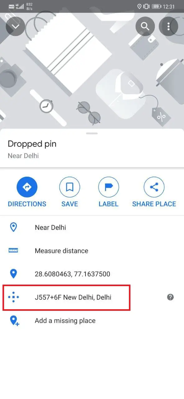 Use Plus Codes on Google Maps to Share Location