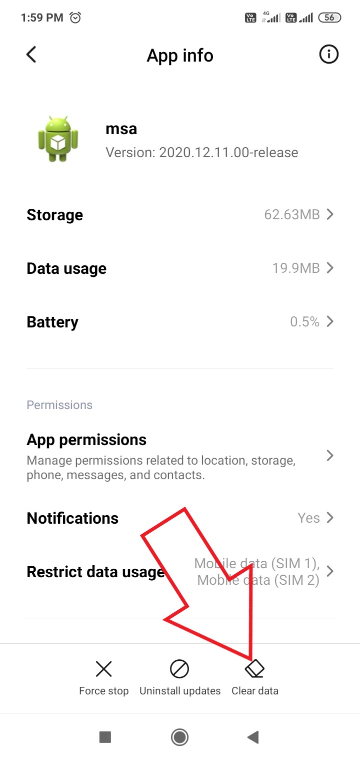 Fix MSA Keeps Stopping or App Crash Issues on MIUI