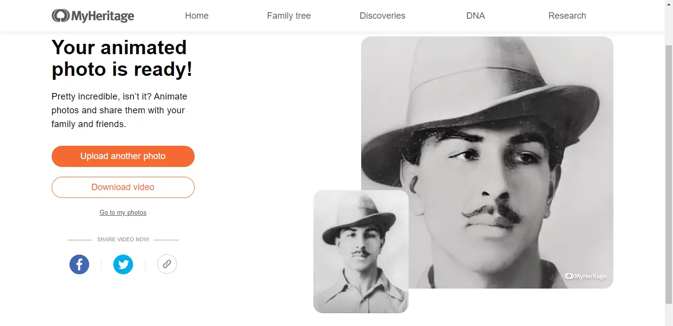 myheritage deep nostalgia