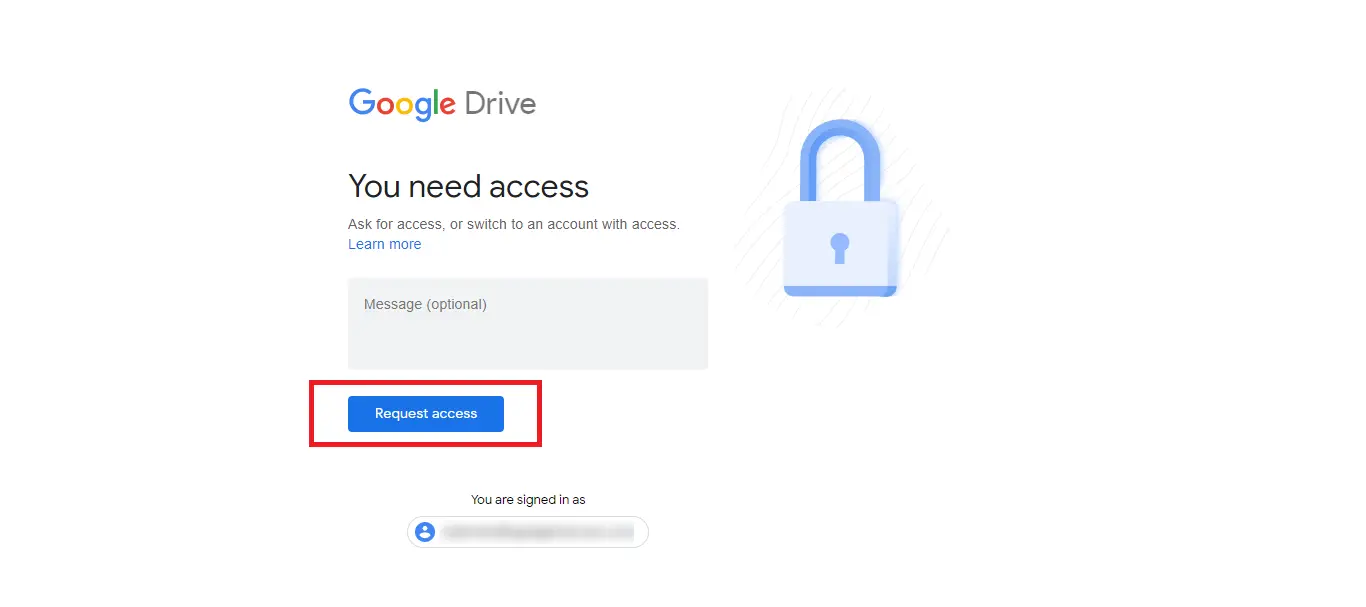 How do I get rid of access denied in Gmail?