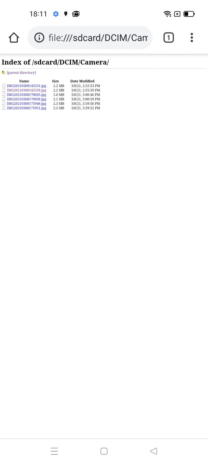 Use Chrome As File Explorer on Android to Access Hidden Files on Any ...