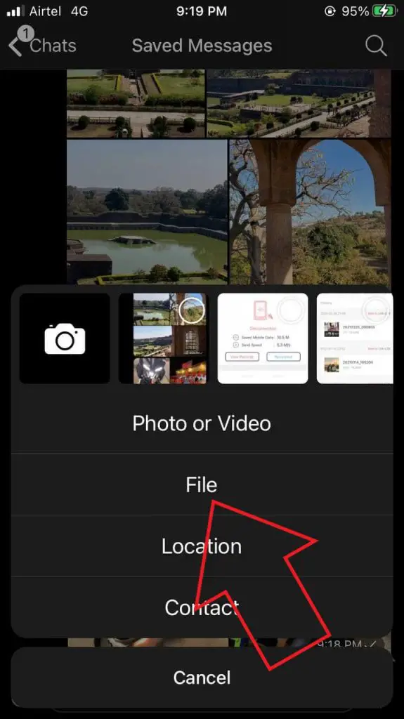 share video from android to iphone