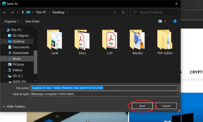 6 Ways to Download Complete Webpage for Offline Viewing - Gadgets To Use