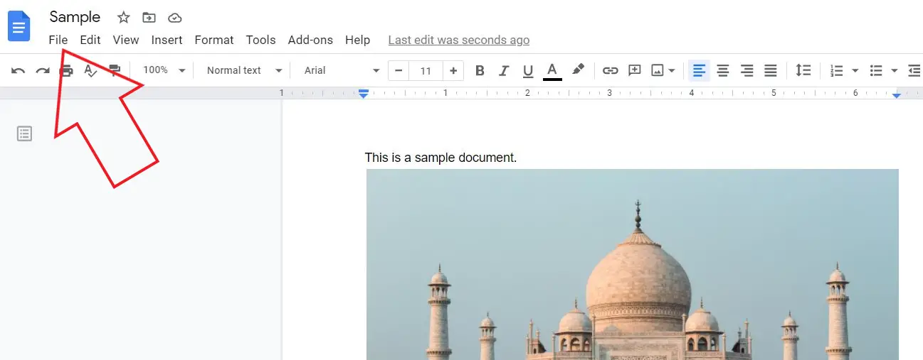 Laden Sie Bilder von Google Docs herunter und speichern Sie sie auf Ihrem Computer