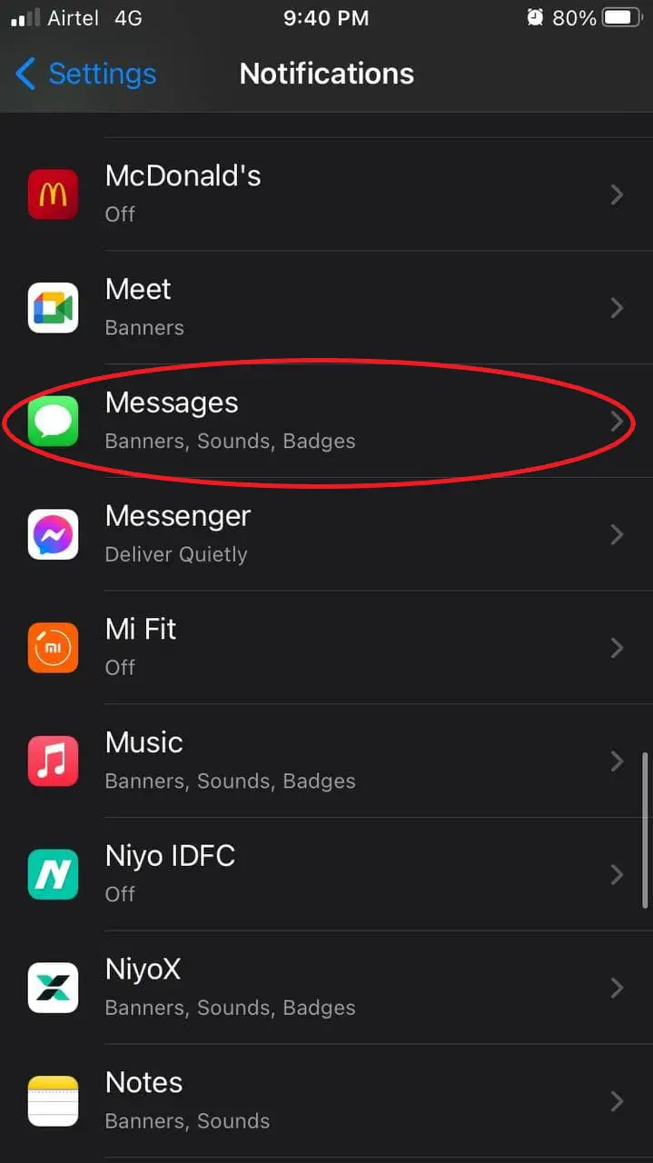 Mark All Text Messages as Read on iPhone