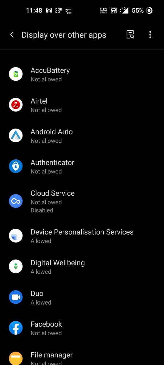 Fix Google Pay Error Please Exit Any Apps That Might Be Drawing Over The Screen And Try Again