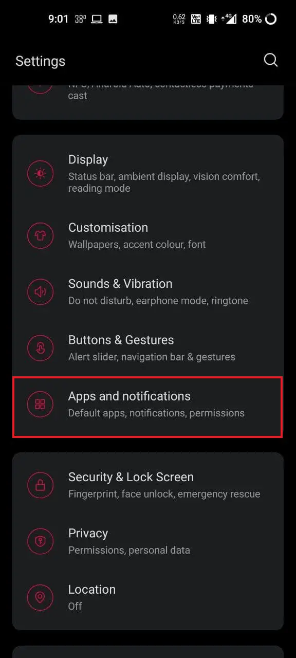 Fully Disable Gaming Mode on OnePlus Phones