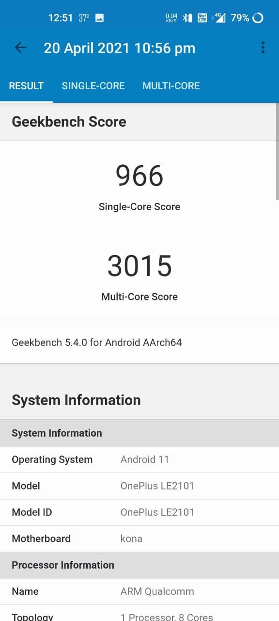 OnePlus 9R Review AnTuTu Benchmark