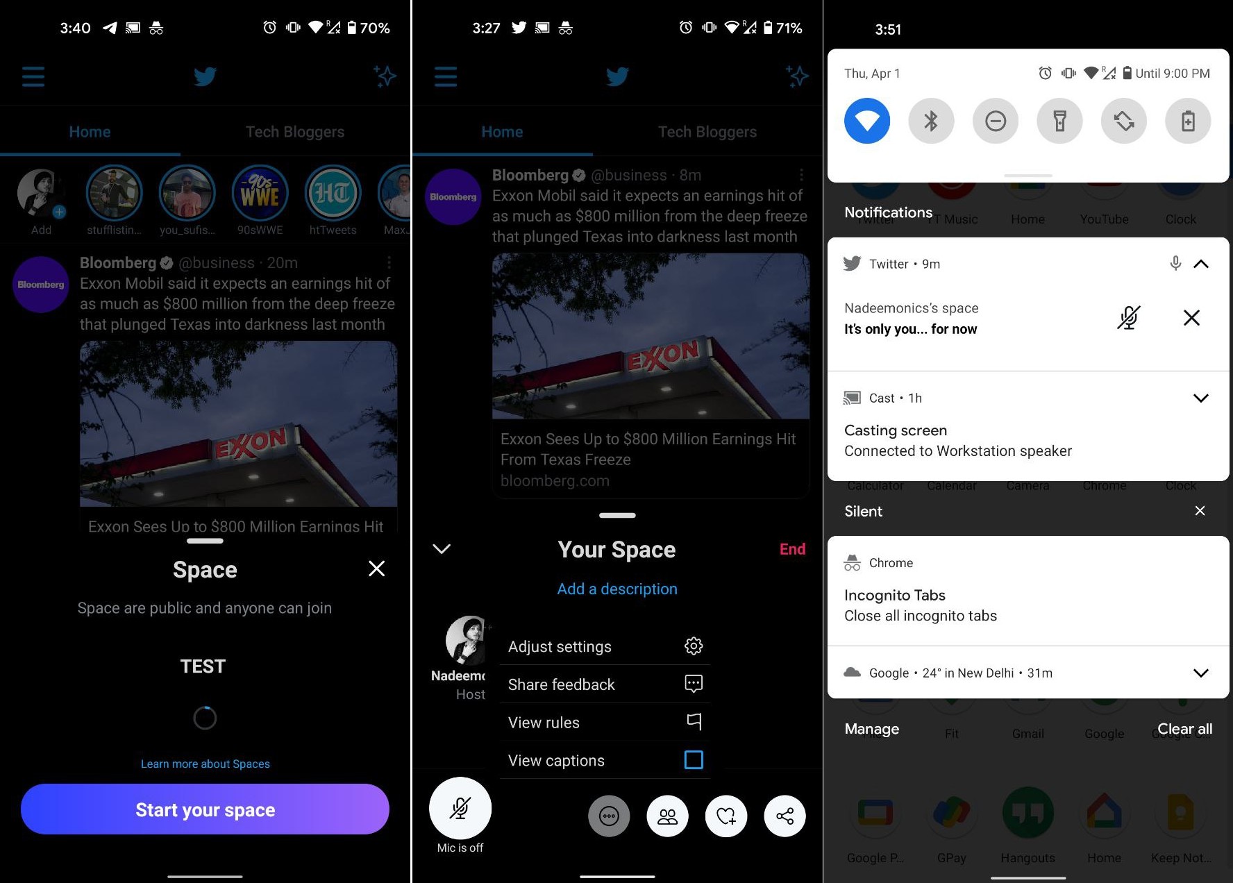 Create Twitter Spaces Audio Chats on Android iOS