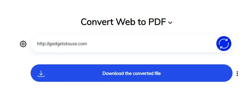 Download Website as PDF for Offline Reading