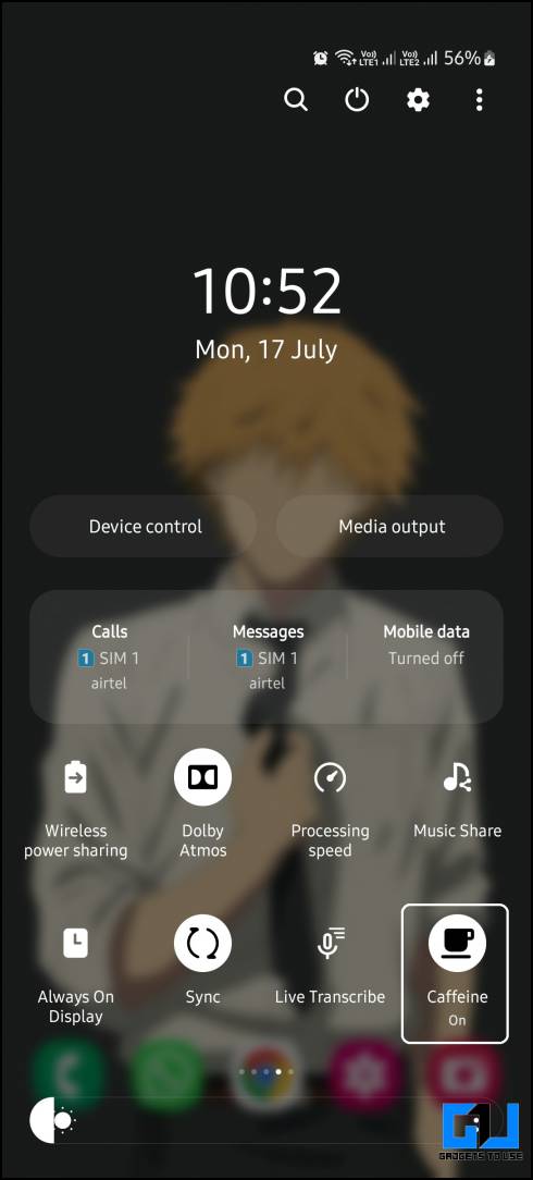 stop Android Phone Screen from turning Off automatically