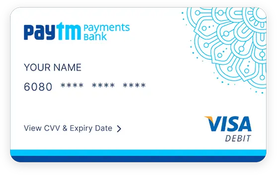 Paytm Visa Debitkarte Paytm App
