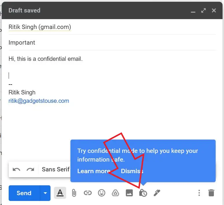 Senden Sie passwortgeschützte E-Mails in Gmail