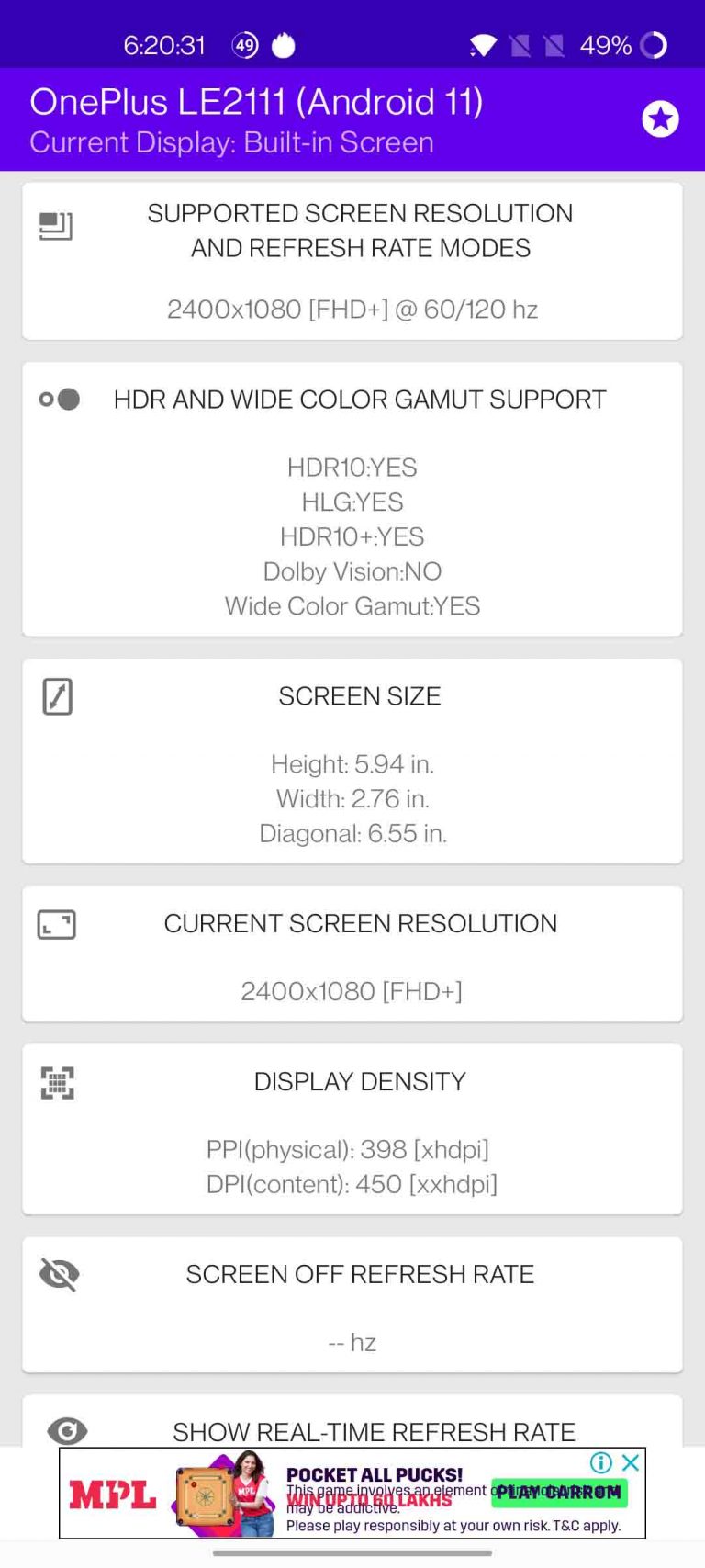 3 Ways to Check Real Display Refresh Rate of Your Phone, Tablet, or Laptop