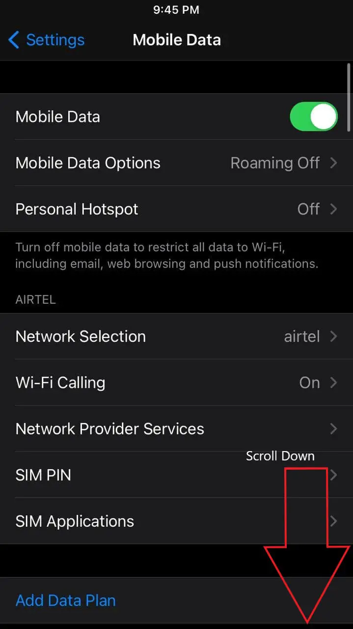 Apps Not Working on Mobile Data on iPhone