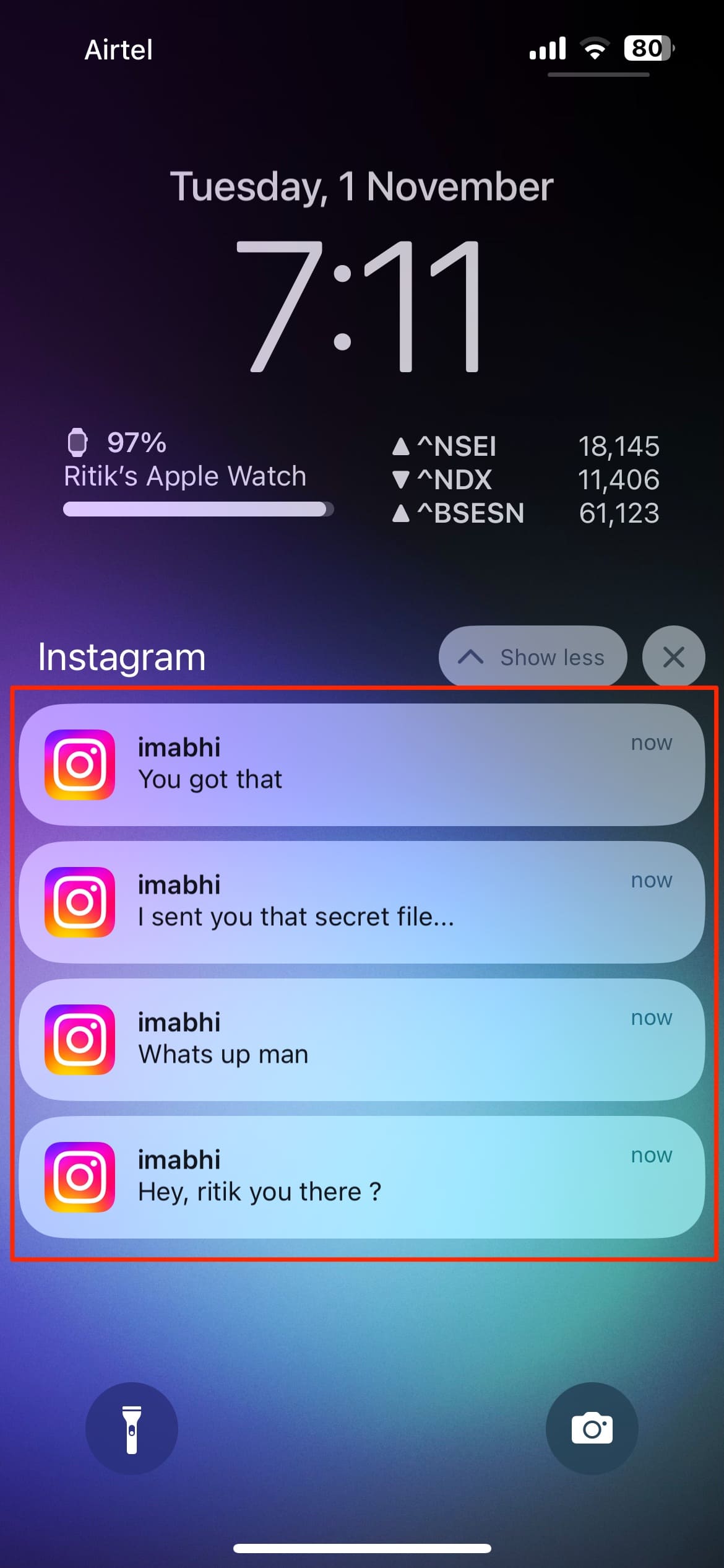 Read Instagram Messages from Notifications iOS