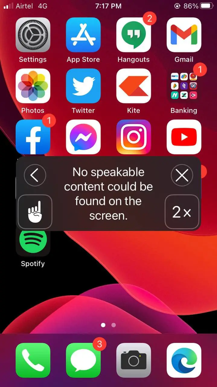 Make iPhone Read Aloud Text Using Speak Screen