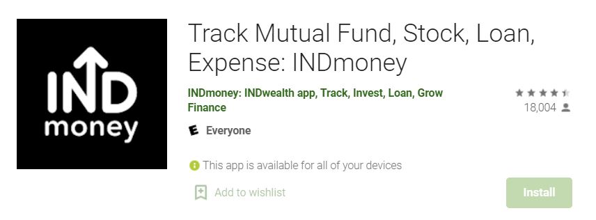 IndMoney- Best Wealth Tracking Apps to Track Your Net Worth