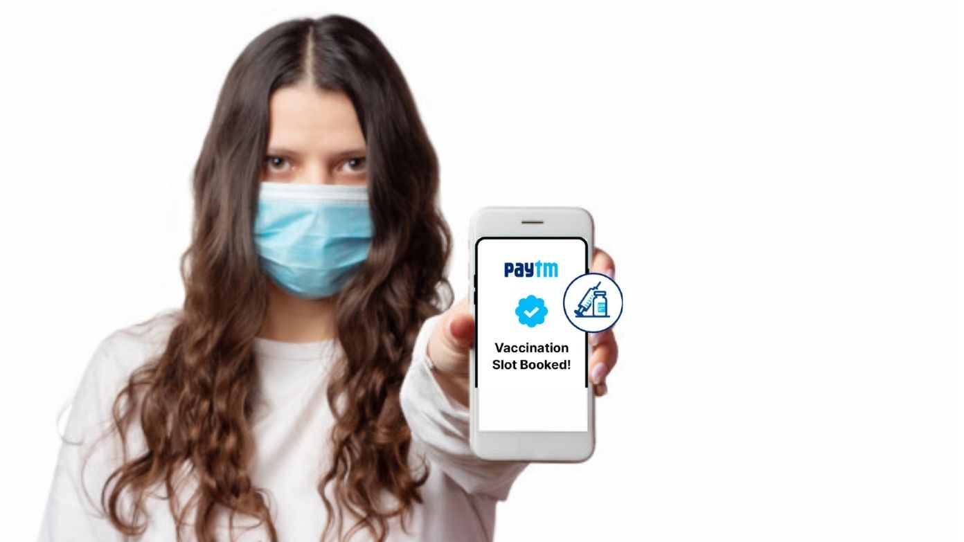 book COVID vaccine slot on Paytm