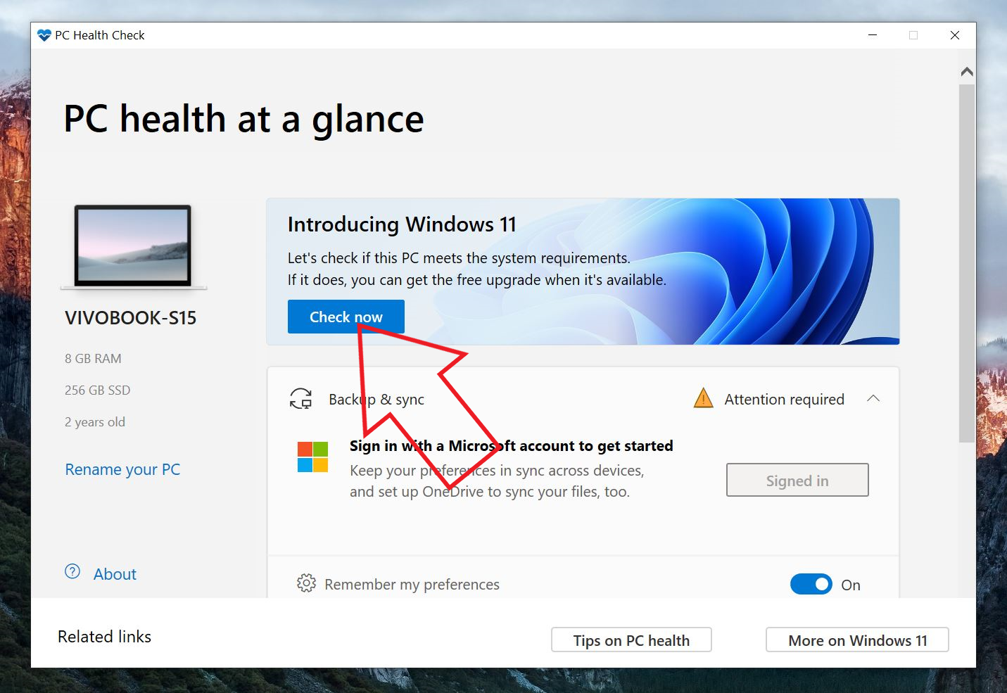 Überprüfen Sie, ob Ihr Windows 10-PC Windows 11 ausführen kann