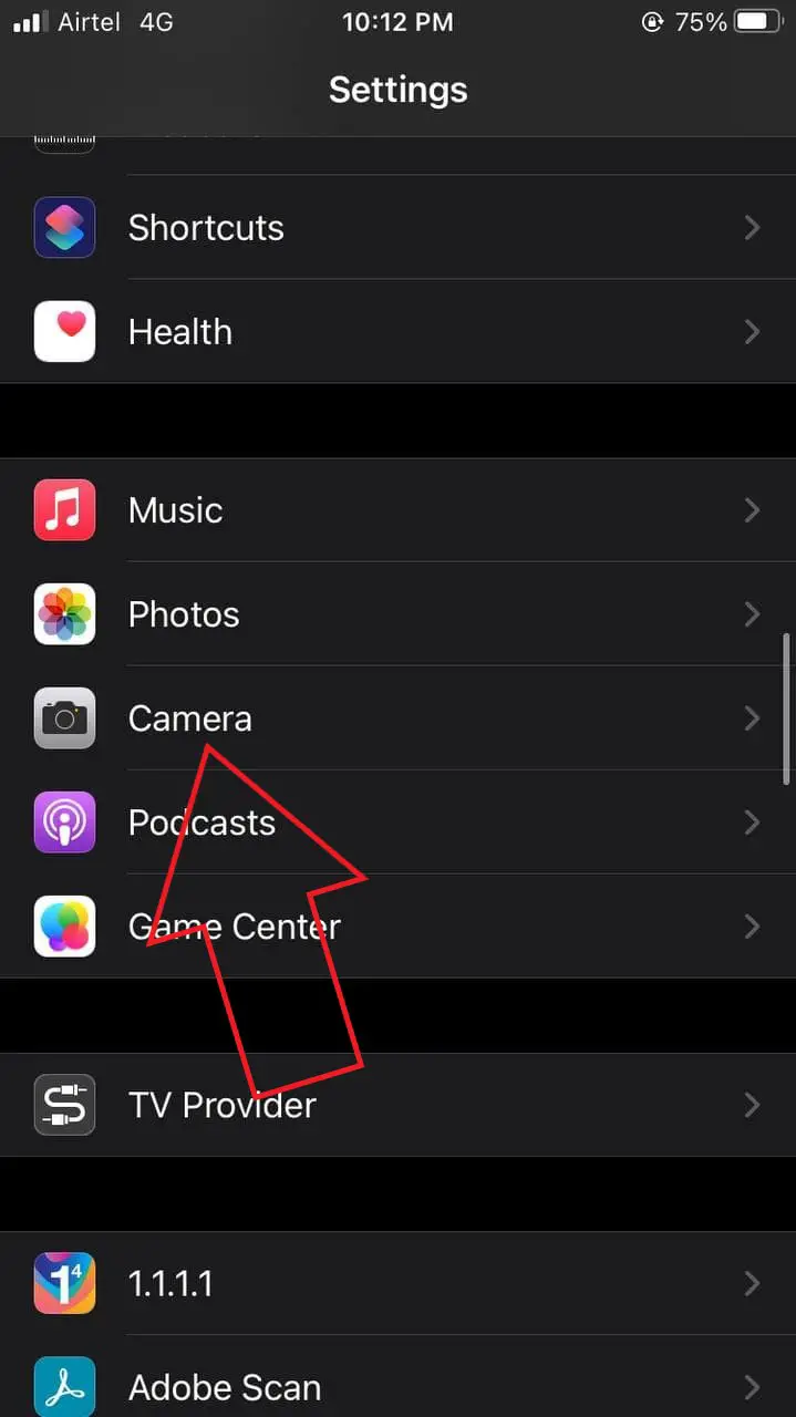 HDR Option Disappeared in iPhone Camera