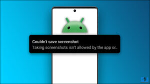 Fix app doesn't allow screenshot