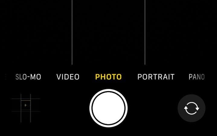 Video Option Disappeared in iPhone Camera