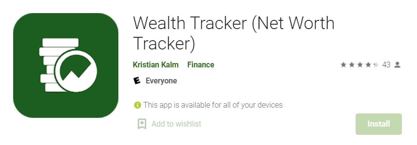 Wealth Tracker- Net Worth Tracker App