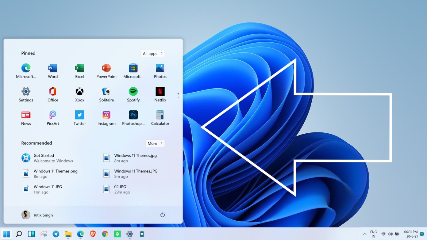 How to Move Windows 11 Taskbar Icons and Start Button to the Left