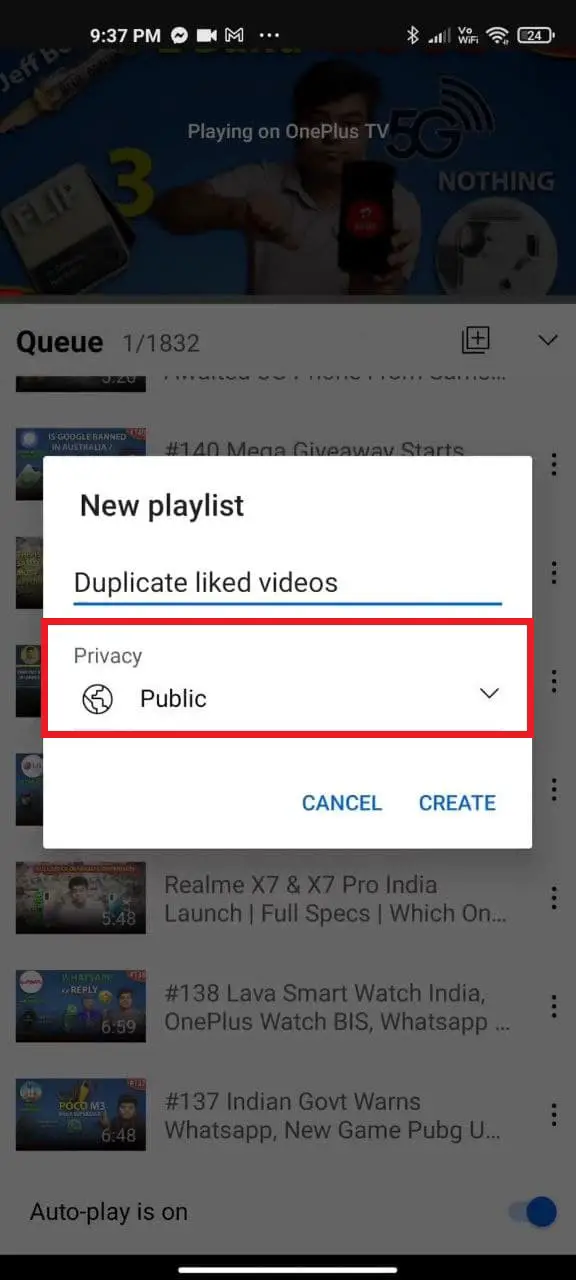 Make Your Liked YouTube Videos Public