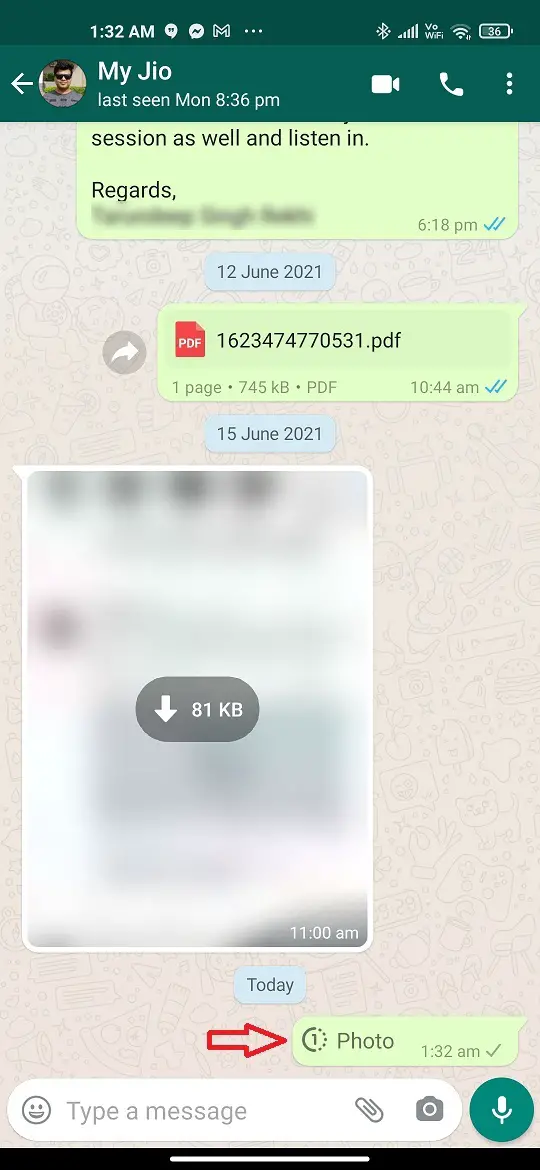 How to Send Photos, Videos in WhatsApp That Can Be Opened and Viewed Only Once