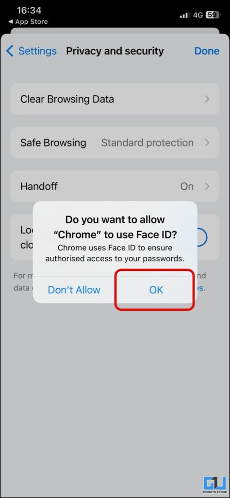 Lock Chrome Incognito Tab
