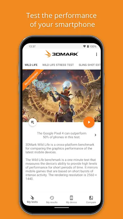 3DMark- Best Free Gaming Benchmark Android App
