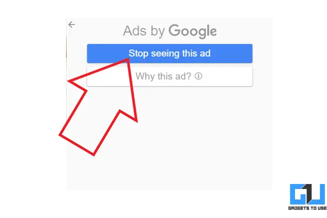 Report or Block Specific Google Ads