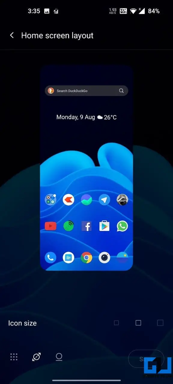 Make App Icons Bigger Android