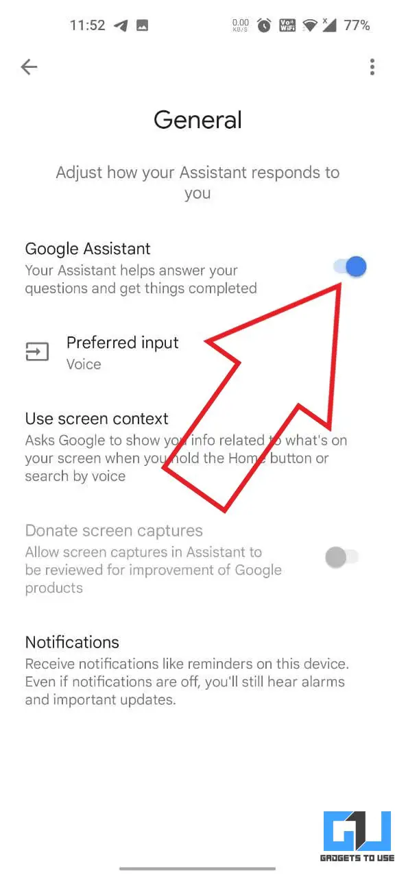 Turn off Google Assistant Keeps Popping Up Randomly