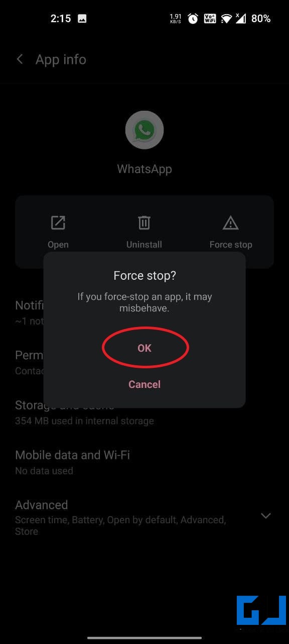 Fix "Can't Start Camera, Please Restart Your Phone" in Whatsapp