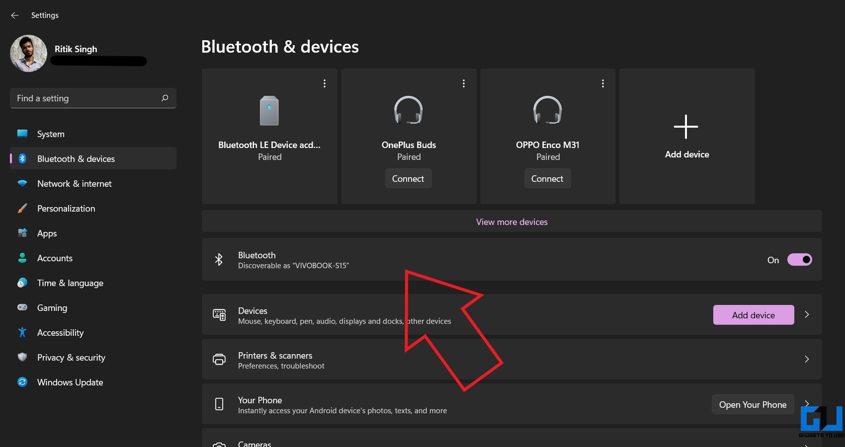Beheben Sie das Problem mit der Bluetooth-Verbindungskopplung Windows 11