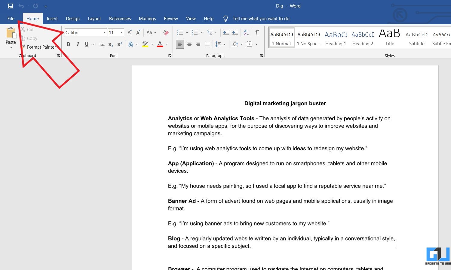 Convert PDF to Google Docs with MS Word
