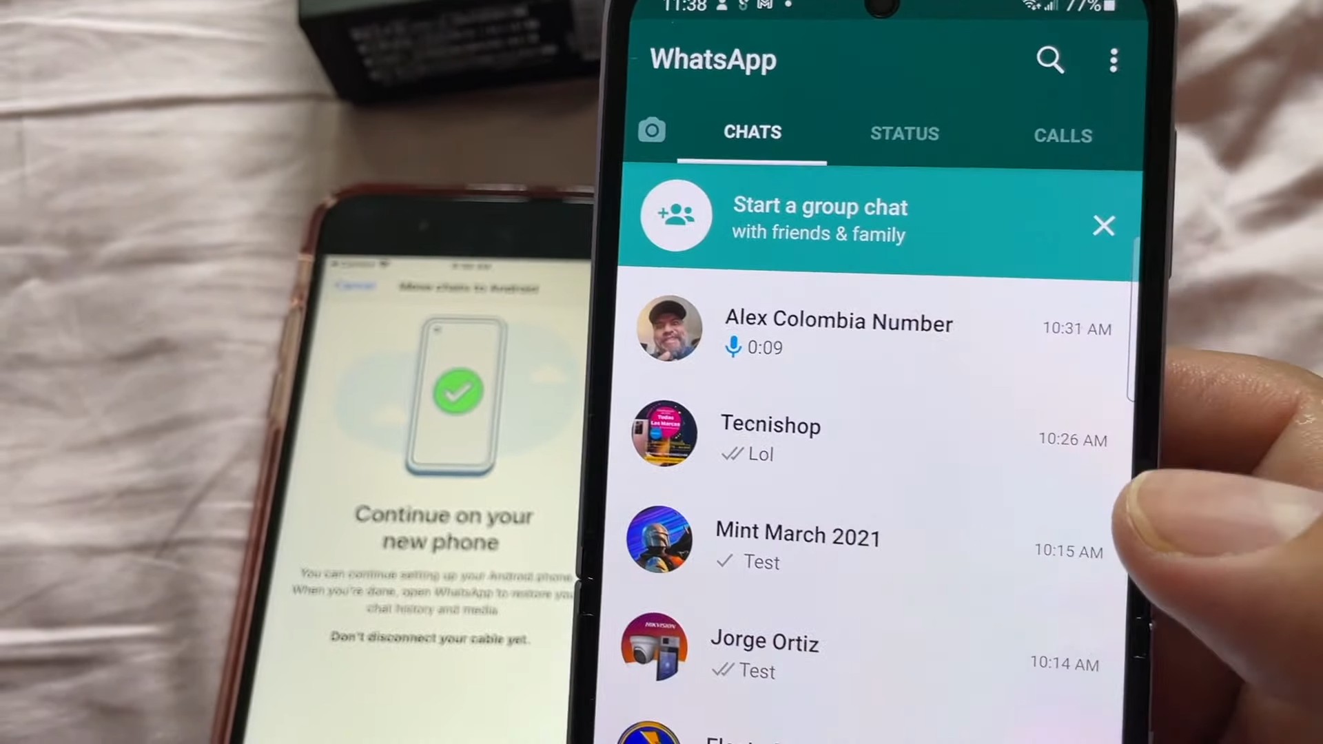 Übertragen Sie WhatsApp-Chats vom iPhone auf Android