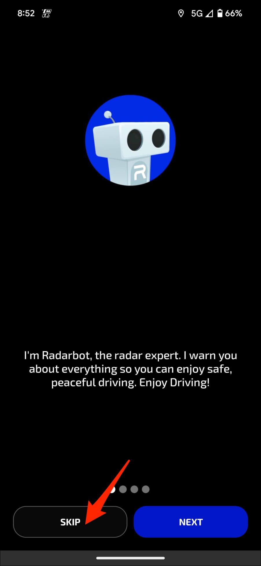 Radarbot Speed Camera Detector app