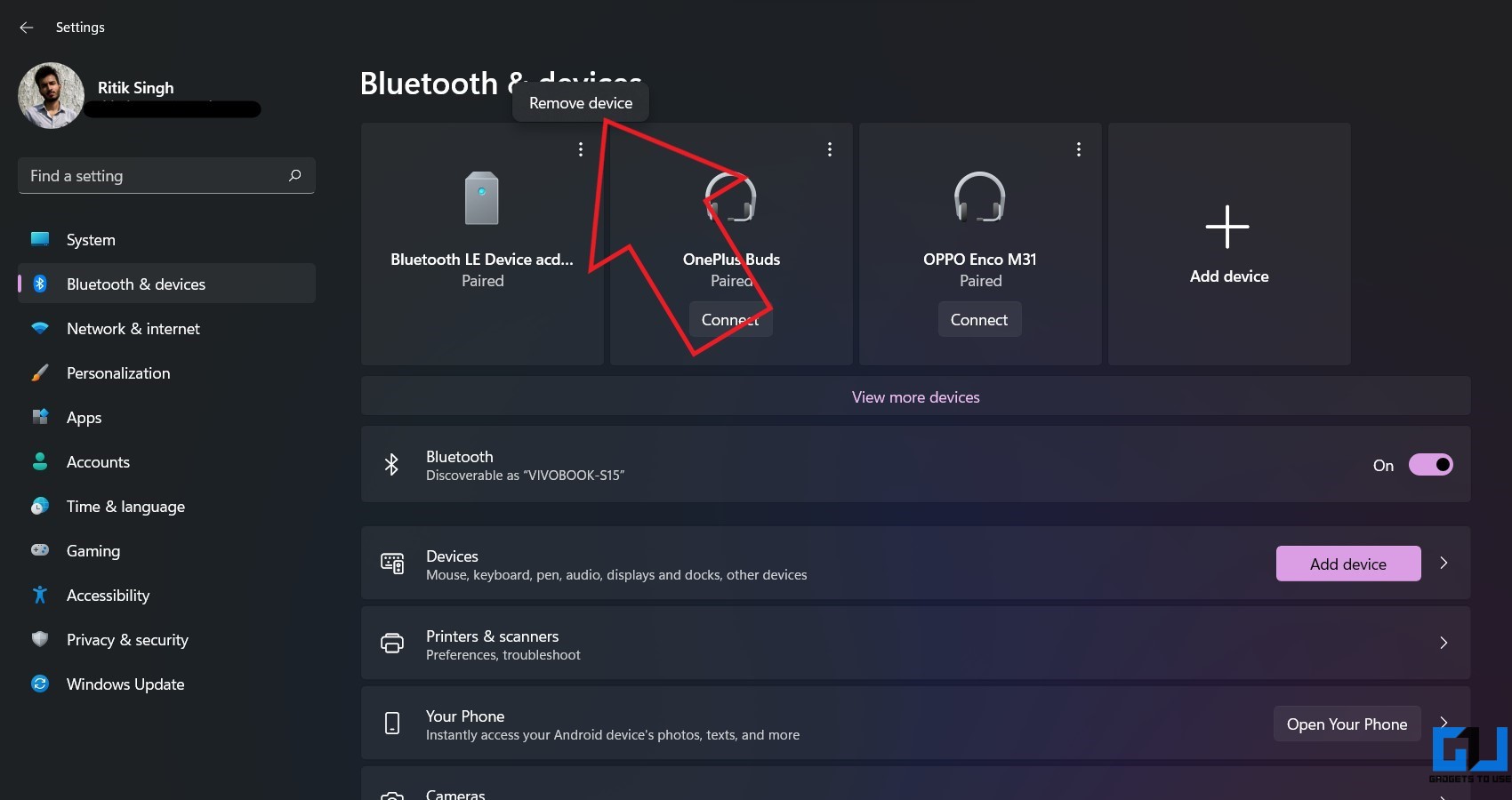 Windows 11 bluetooth